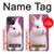 S3870 Mignon bébé lapin Etui Coque Housse pour iPhone 14 Plus