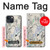S3882 Carte de vol en route Etui Coque Housse pour iPhone 14 Plus