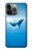 S0843 Baleine bleue Etui Coque Housse pour iPhone 14 Pro Max