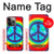 S1870 Tie Dye Paix Etui Coque Housse pour iPhone 14 Pro Max