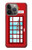 S2059 Angleterre britannique Cabine téléphonique Minimaliste Etui Coque Housse pour iPhone 14 Pro Max