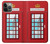 S2059 Angleterre britannique Cabine téléphonique Minimaliste Etui Coque Housse pour iPhone 14 Pro Max