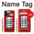 S2059 Angleterre britannique Cabine téléphonique Minimaliste Etui Coque Housse pour iPhone 14 Pro Max