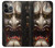 S2112 Hannya Démon Masque Etui Coque Housse pour iPhone 14 Pro Max