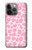 S2213 Motif rose Léopard Etui Coque Housse pour iPhone 14 Pro Max