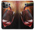 S2396 Rouge Bouteille de vin et le verre Etui Coque Housse pour iPhone 14 Pro Max