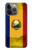 S3021 Roumanie Drapeau Etui Coque Housse pour iPhone 14 Pro Max