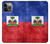 S3022 Haïti Drapeau Etui Coque Housse pour iPhone 14 Pro Max