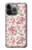 S3095 Motif Rose millésimé Etui Coque Housse pour iPhone 14 Pro Max