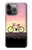 S3252 vélo Coucher de soleil Etui Coque Housse pour iPhone 14 Pro Max