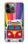 S3488 hippie Van Etui Coque Housse pour iPhone 14 Pro Max