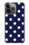 S3533 Bleu à pois Etui Coque Housse pour iPhone 14 Pro Max