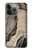 S3700 Imprimé graphique or marbré Etui Coque Housse pour iPhone 14 Pro Max