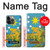 S3744 Carte de tarot l'étoile Etui Coque Housse pour iPhone 14 Pro Max