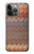 S3752 Motif de tissu en zigzag imprimé graphique Etui Coque Housse pour iPhone 14 Pro Max