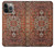 S3813 Motif de tapis persan Etui Coque Housse pour iPhone 14 Pro Max