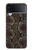 S0553 serpent Peau Etui Coque Housse pour Samsung Galaxy Z Flip 4