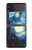 S0582 Van Gogh Starry Nights Etui Coque Housse pour Samsung Galaxy Z Flip 4