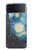 S0582 Van Gogh Starry Nights Etui Coque Housse pour Samsung Galaxy Z Flip 4