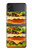 S0790 Hamburger Etui Coque Housse pour Samsung Galaxy Z Flip 4