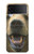 S0840 Grizzly Bear visage Etui Coque Housse pour Samsung Galaxy Z Flip 4