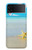 S0911 Détendez-vous à la plage Etui Coque Housse pour Samsung Galaxy Z Flip 4