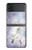 S1134 Cheval Blanc Licorne Etui Coque Housse pour Samsung Galaxy Z Flip 4