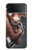 S1271 Vache Folle Etui Coque Housse pour Samsung Galaxy Z Flip 4