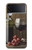 S1316 Raisins Bouteille et un verre de vin rouge Etui Coque Housse pour Samsung Galaxy Z Flip 4