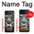 S1352 Lion Visage Etui Coque Housse pour Samsung Galaxy Z Flip 4