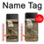 S1386 Sculpture papier Chouette Etui Coque Housse pour Samsung Galaxy Z Flip 4