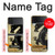 S1482 Peinture Noir dragon Etui Coque Housse pour Samsung Galaxy Z Flip 4