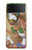 S1702 Tiki Homme Toilette Etui Coque Housse pour Samsung Galaxy Z Flip 4