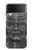 S1827 Japon Samurai Casque Etui Coque Housse pour Samsung Galaxy Z Flip 4