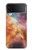 S1963 Nébuleuse Arc en ciel espace Etui Coque Housse pour Samsung Galaxy Z Flip 4