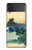 S2075 Katsushika Hokusai Le Inume Pass Kai Etui Coque Housse pour Samsung Galaxy Z Flip 4