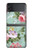 S2178 Peinture Fleur Art Floral Etui Coque Housse pour Samsung Galaxy Z Flip 4