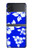 S2244 Motif Hawai Hibiscus Bleu Etui Coque Housse pour Samsung Galaxy Z Flip 4