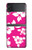 S2246 Motif rose Hawai Hibiscus Etui Coque Housse pour Samsung Galaxy Z Flip 4