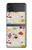 S2321 Aliments et boissons sans soudure Etui Coque Housse pour Samsung Galaxy Z Flip 4