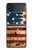 S2349 Old American Drapeau Etui Coque Housse pour Samsung Galaxy Z Flip 4