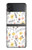 S2354 Motif pastel Fleurs Etui Coque Housse pour Samsung Galaxy Z Flip 4