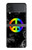 S2356 Signe de paix Etui Coque Housse pour Samsung Galaxy Z Flip 4