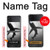 S2367 Monochrome Réquin Etui Coque Housse pour Samsung Galaxy Z Flip 4