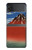 S2390 Katsushika Hokusai Fuji Rouge Etui Coque Housse pour Samsung Galaxy Z Flip 4