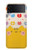 S2442 Chat mignon drôle Dessin animé Etui Coque Housse pour Samsung Galaxy Z Flip 4