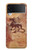 S2485 Dragon métal Texture imprimé graphique Etui Coque Housse pour Samsung Galaxy Z Flip 4
