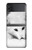 S2569 Blanc arctique Renard Etui Coque Housse pour Samsung Galaxy Z Flip 4