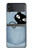 S2641 Noir Chat Poche Etui Coque Housse pour Samsung Galaxy Z Flip 4
