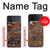 S2714 Rouille Texture acier imprimé graphique Etui Coque Housse pour Samsung Galaxy Z Flip 4